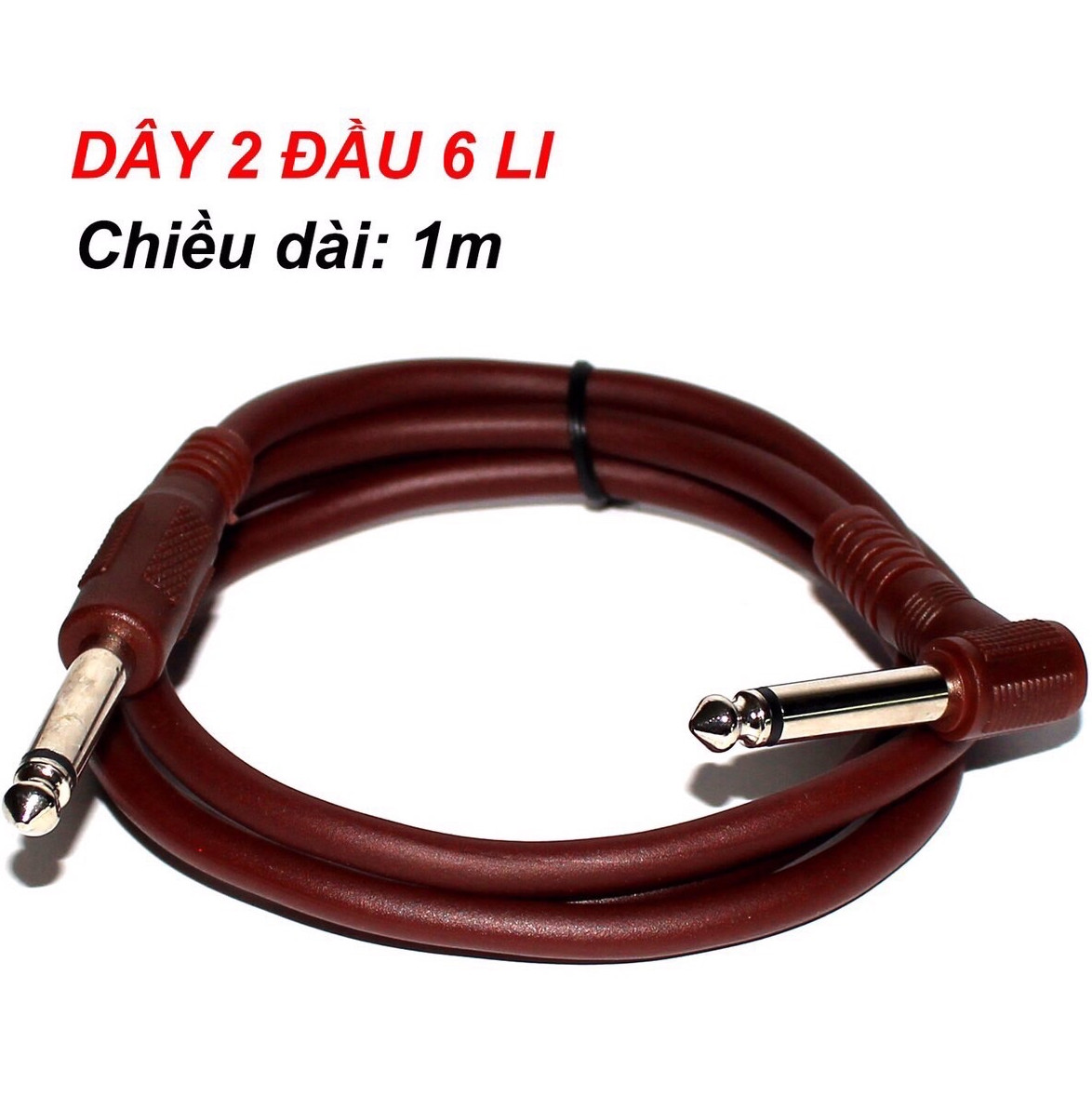 Dây 2 đầu 6 ly chiều dài 1m