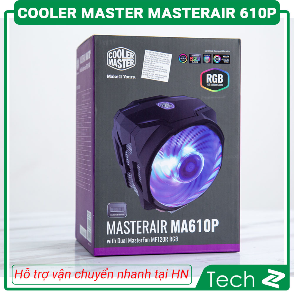 [FREESHIP MAX] Tản nhiệt CPU Cooler Master MasterAir 610P RGB
