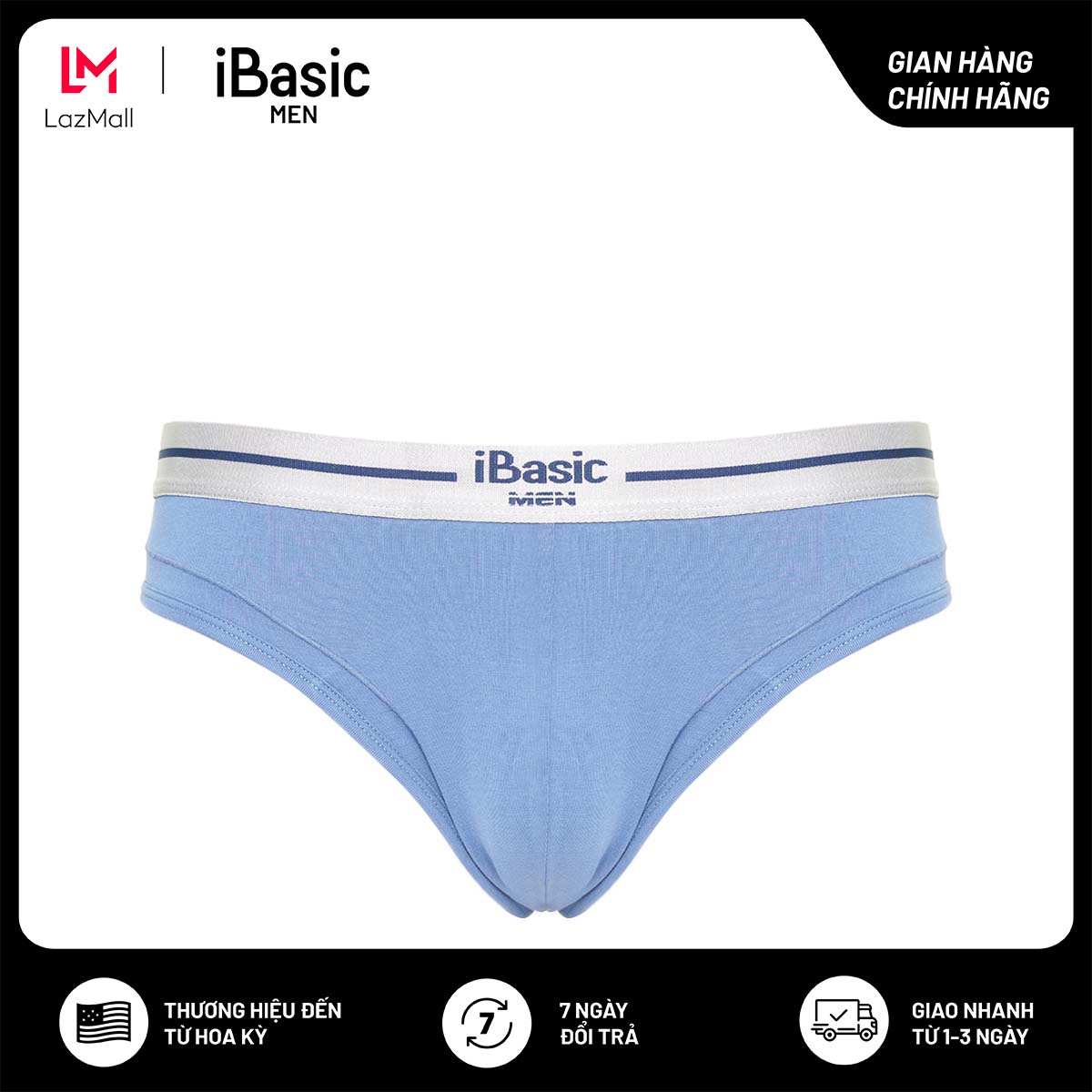 Quần lót nam brief cotton usa ibasic panm055