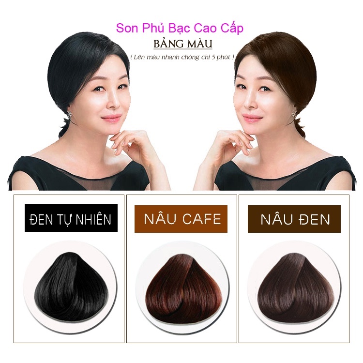 Son Nhuộm Tóc Che Phủ Tóc Bạc Tạm Thời