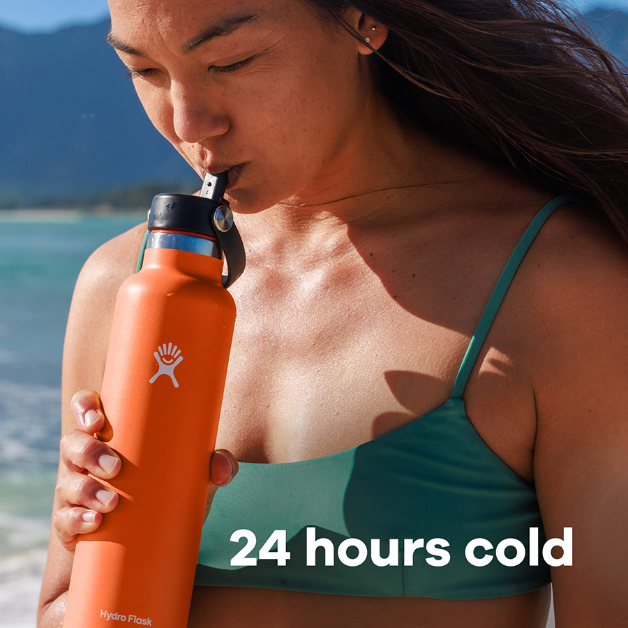 [GIẢM NỮA GIÁ] Bình giữ nhiệt Hydro Flask Standard Flex Straw Cap S21FS - 21 Oz 621ml