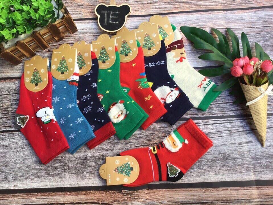 Combo 10 đôi vớ/ tất Noel cho bé