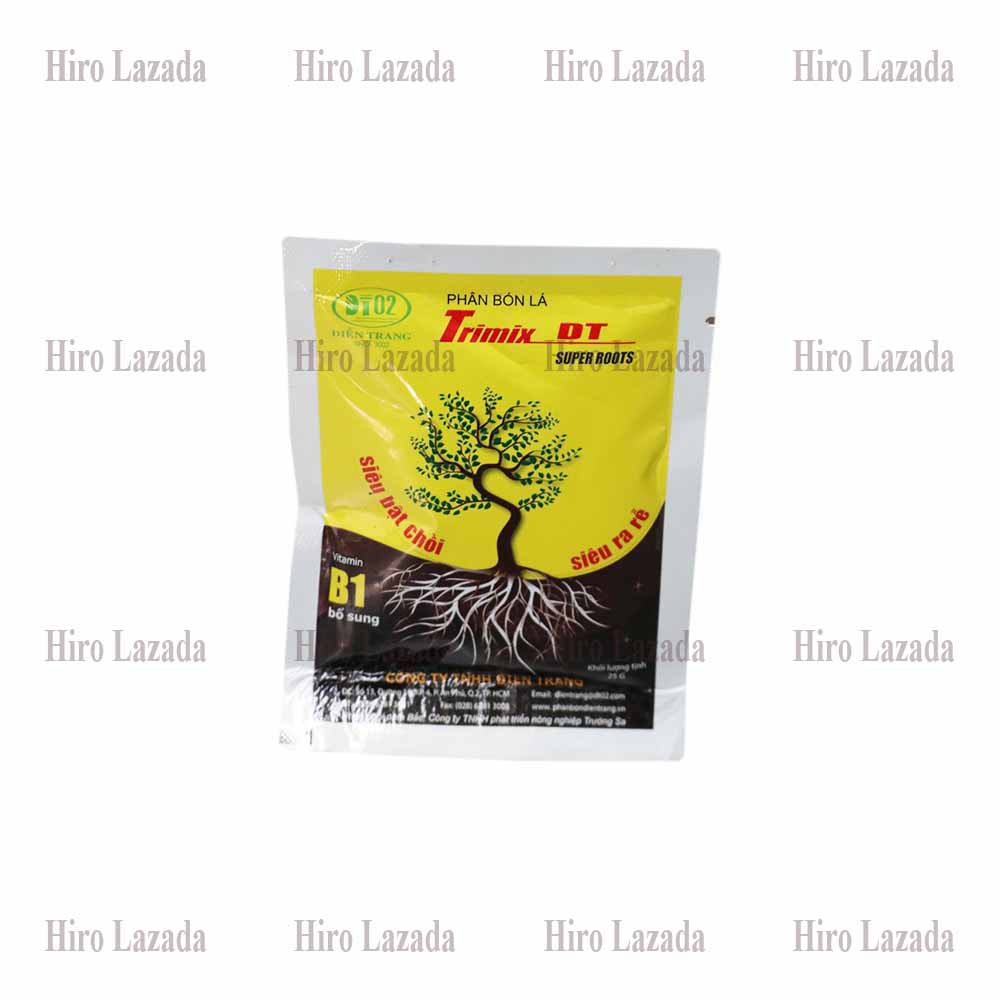 Phân bón Trimix DT -  SUPER ROOTS Siêu ra rễ Bổ Sung Vitamin B1 (Gói 25g)
