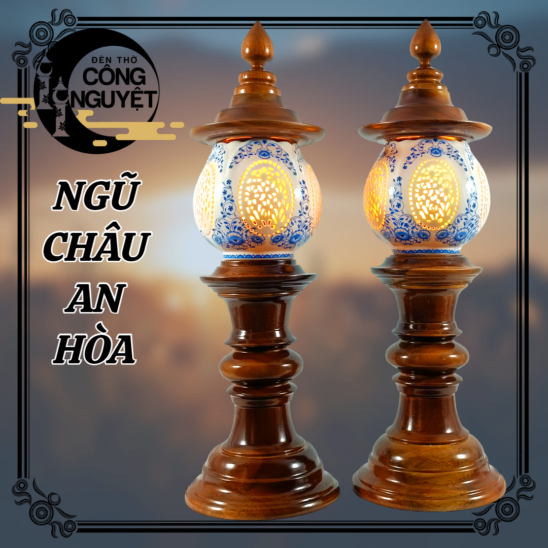 Altar Lamp "Five Continents in Peace"