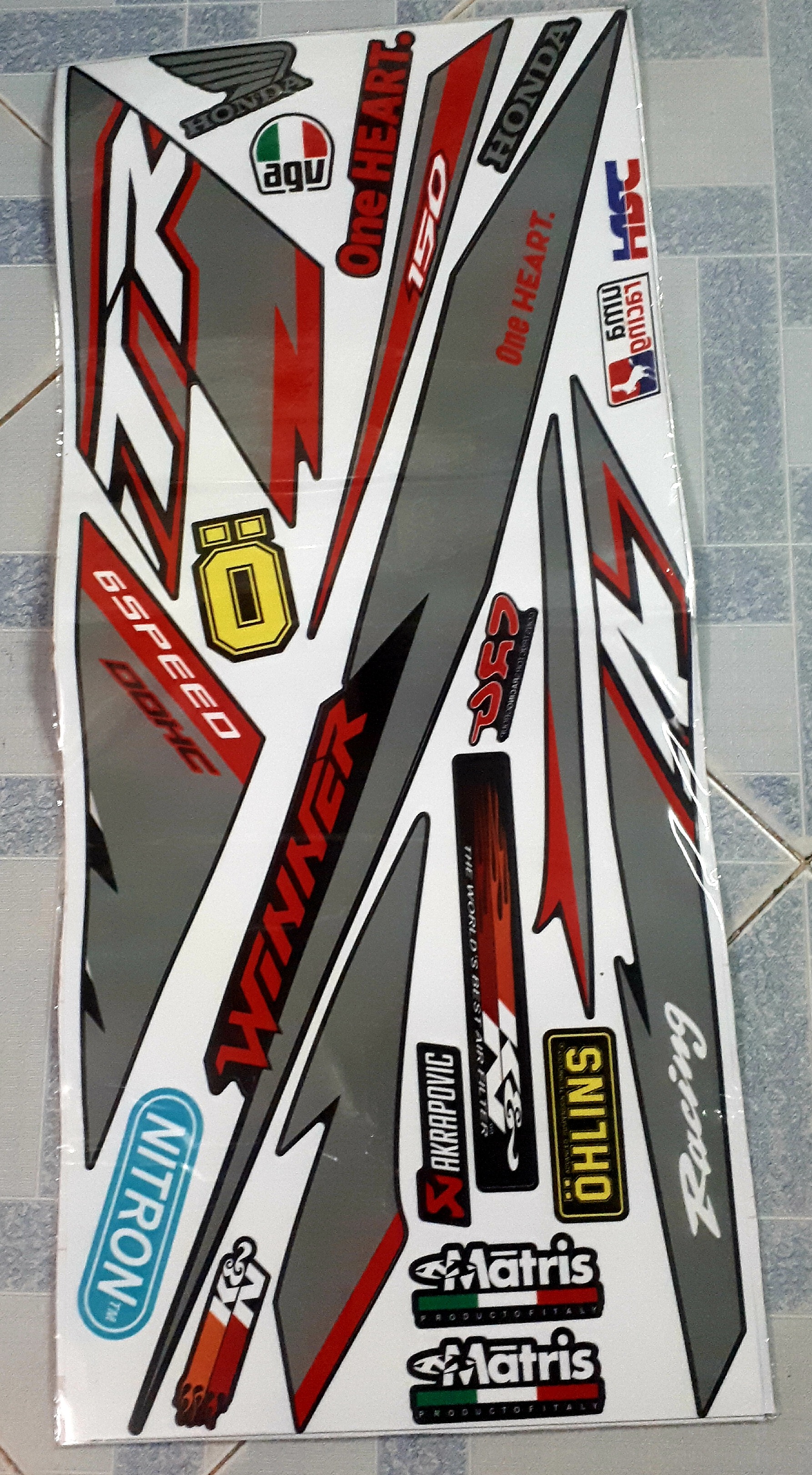 Tem Rời Honda Winner 150 GTR Ver 1