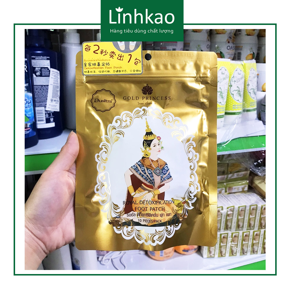 Dán chân thải độc thái lan Gold Princess