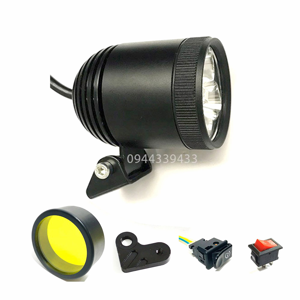 [HCM]Đèn Trợ Sáng L4 25w Ánh Sáng Trắng [ Kèm phụ kiện ]