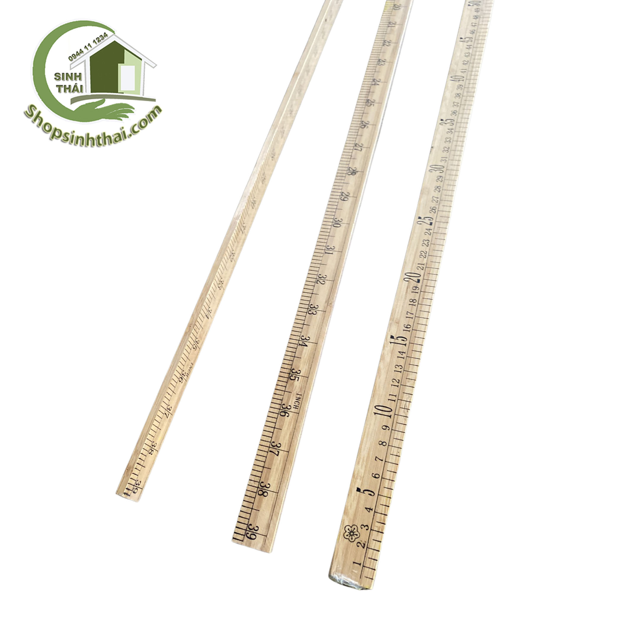 [HCM]Thước gỗ đo mm thước dài 1 mét ( 100cm )