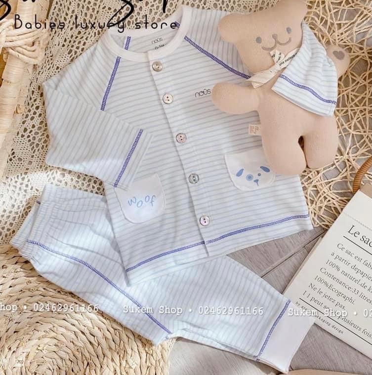Bộ dài tay cài thẳng Nous 0m - 12m