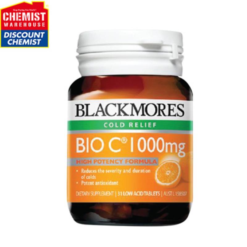 Thực phẩm bảo vệ sức khỏe viên uống bổ sung vitamin C Blackmores Bio C 1000mg (Hộp 31 viên)