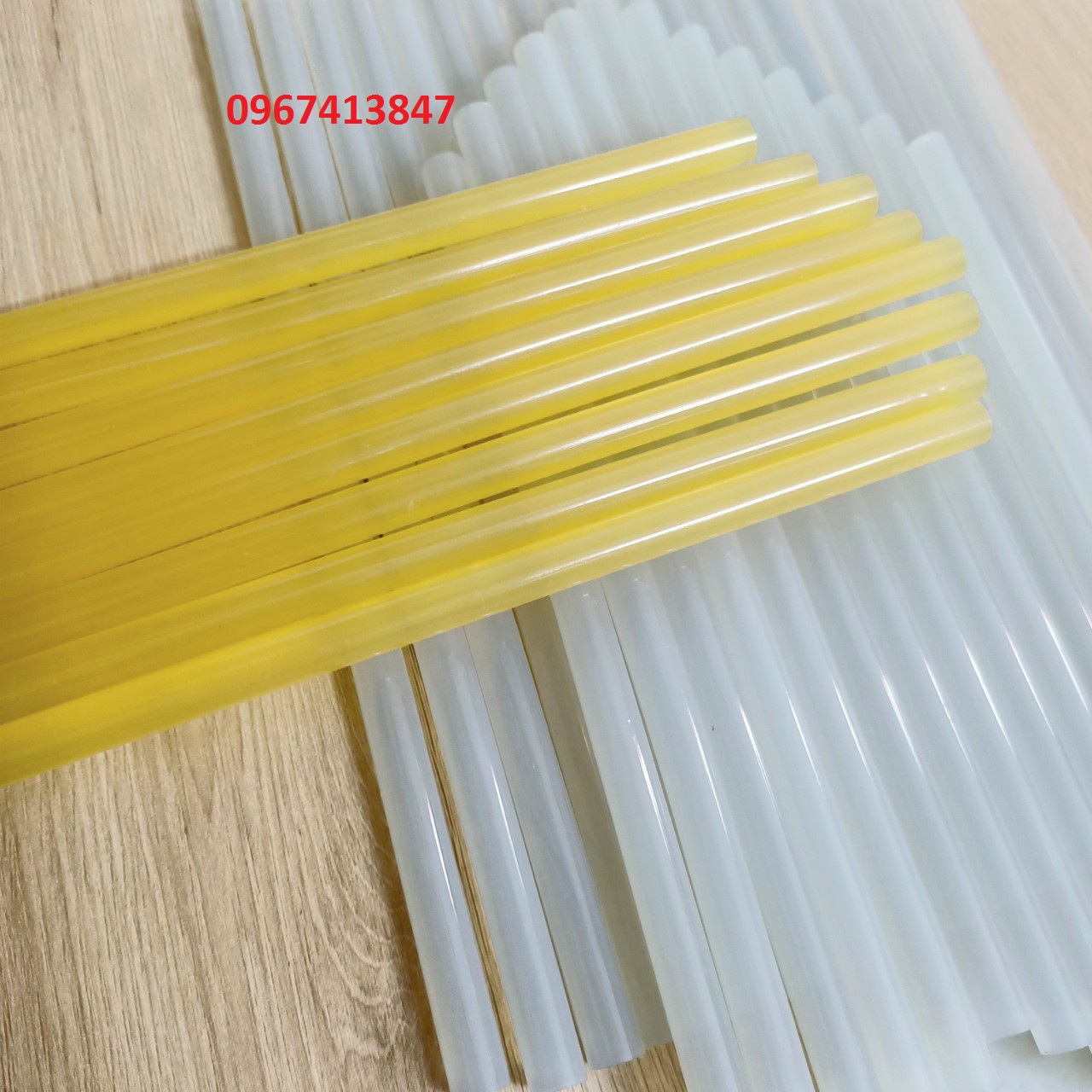 Bộ 100 cây keo nến to vàng siêu dính