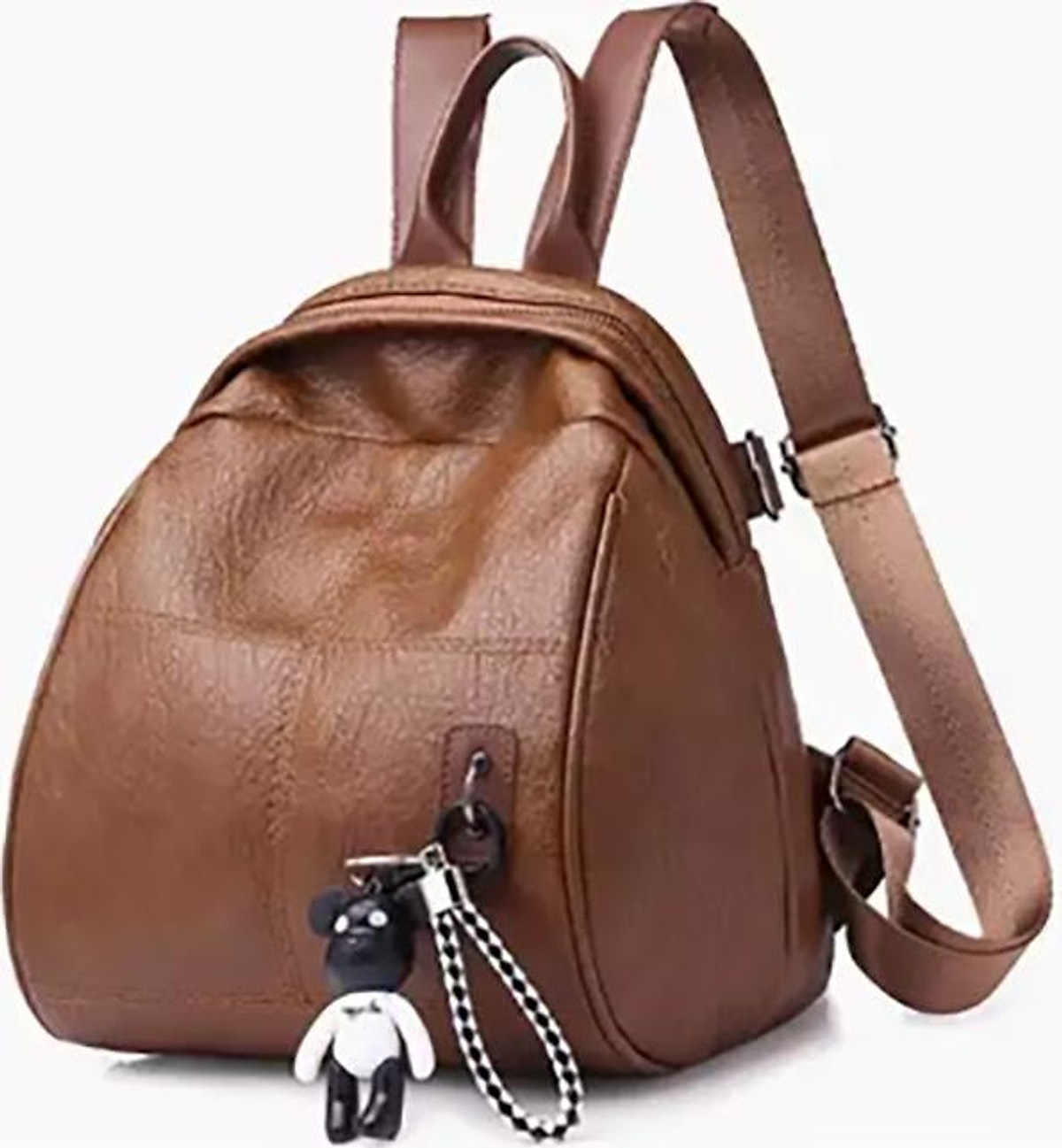 [ TẶNG KÈM GẤU ] Balo thời trang nữ da PU cao cấp bền đẹp ( tặng móc khoá gấu )