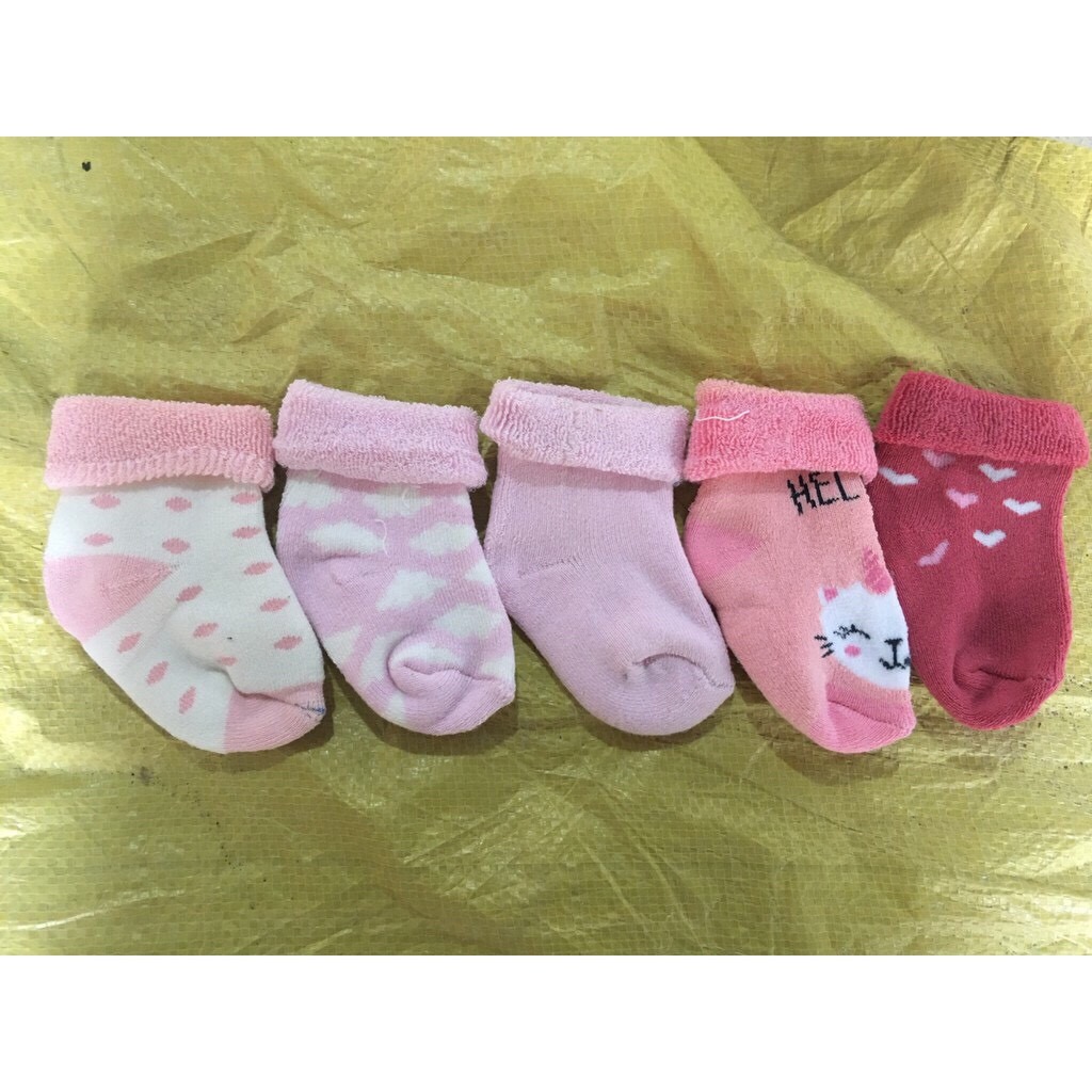 Tất cotton xuất dư mềm mịn cho bé (có size sơ sinh)