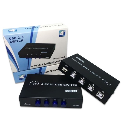 Bộ Chia 1 Máy In Cho 4 Máy Tính Usb 2.0 Switch