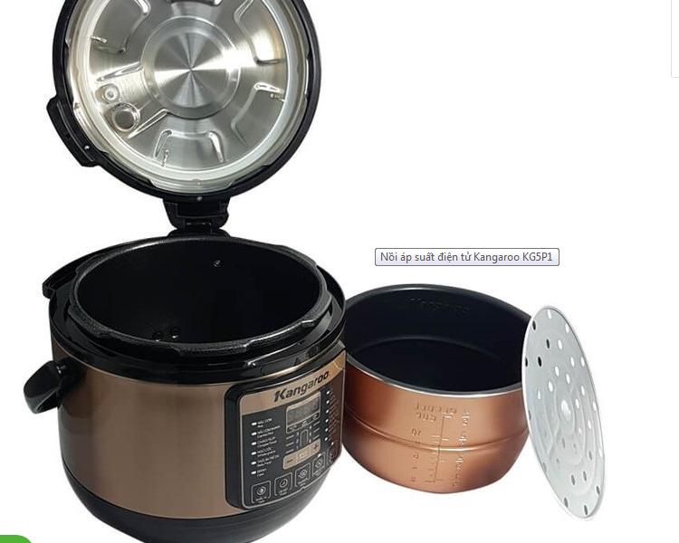 Nồi áp suất điện tử 5L Kangaroo KG5P1