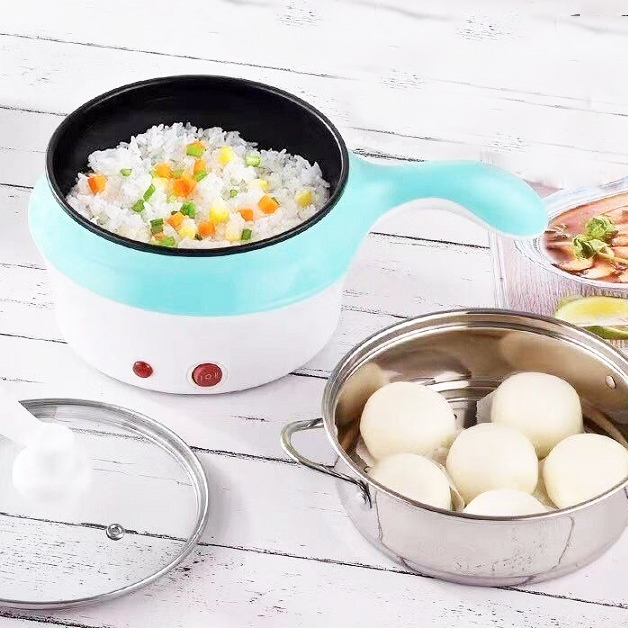 Nồi siêu tốc mini kèm xửng hấp có tay cầm