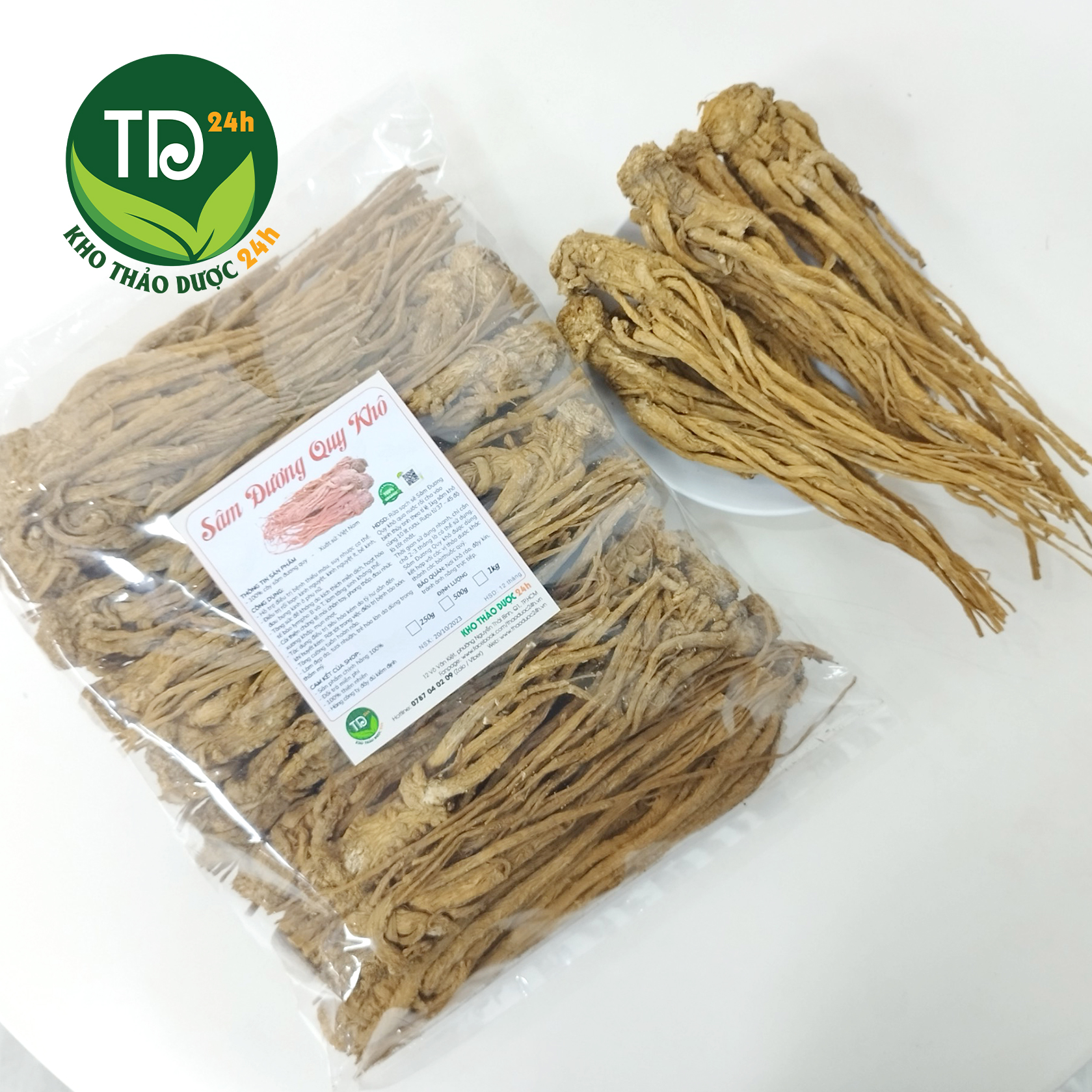 [1 kg] Sâm đương quy tươi, giúp bổ máu thanh nhiệt cơ thể, bồi bổ cơ thể, chống suy nhược, ổn định huyết áp, giảm đau nhức xương khớp, 100% thiên nhiên | Kho thảo dược 24h