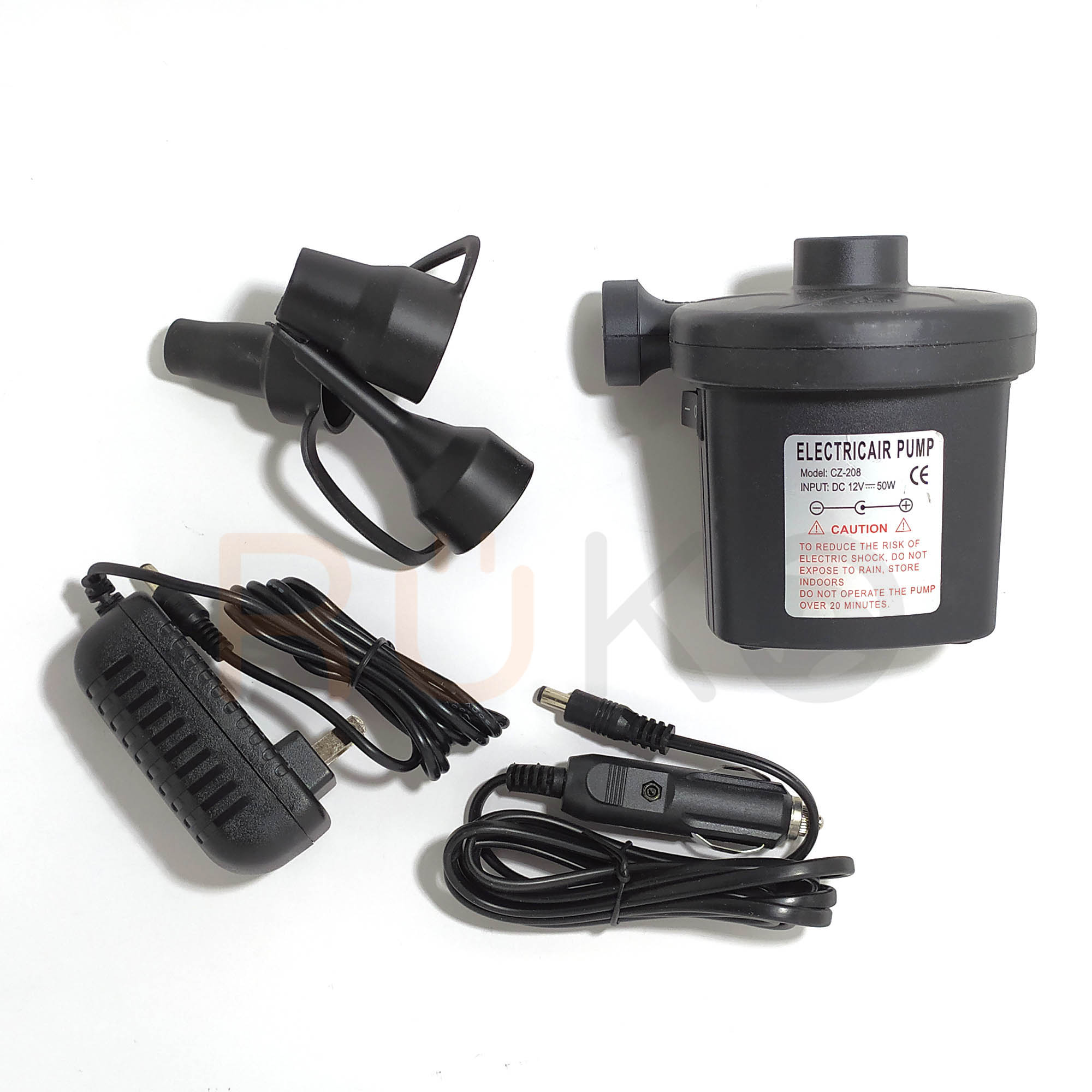 🚗 Máy Bơm Hơi cho phao, nệm hơi, gối hơi dành cho Ô Tô, chuẩn đầu 12V, đầu 220V