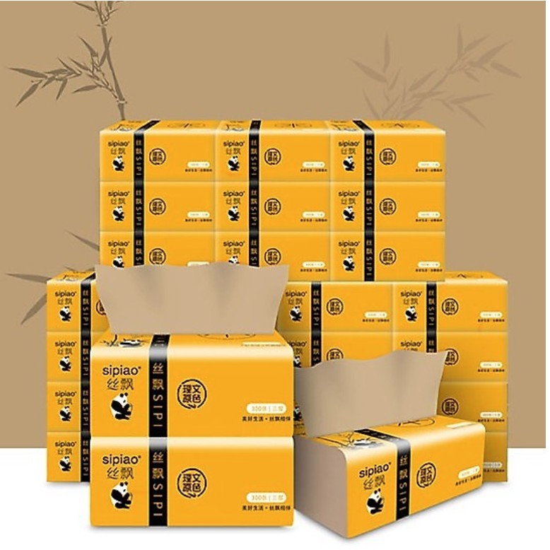 THÙNG 30 GÓI GIẤY ĂN GẤU TRÚC