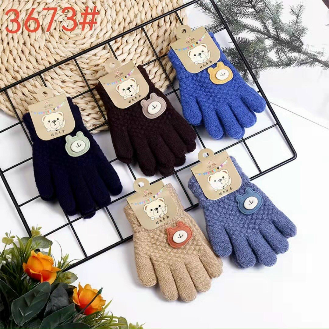 găng tay len bé trai 3-6 tuổi