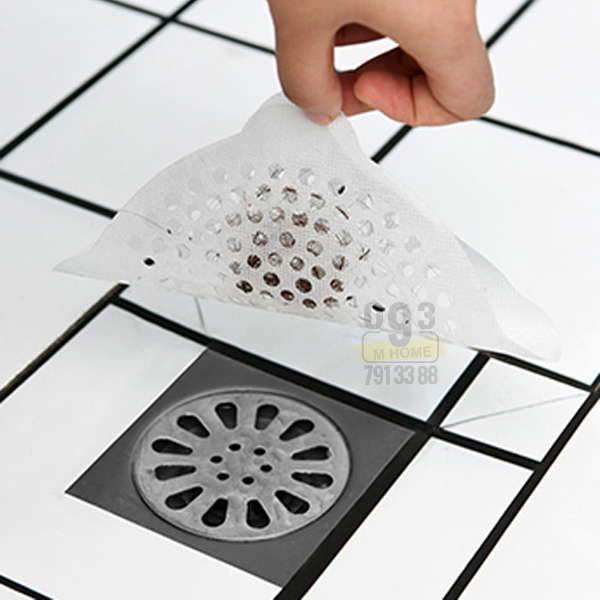 Combo 30 Miếng Dán Chặn Rác Nhà Bếp Nhà Vệ Sinh Túi Lọc Rác Thoát Nước Bồn Rửa Chén