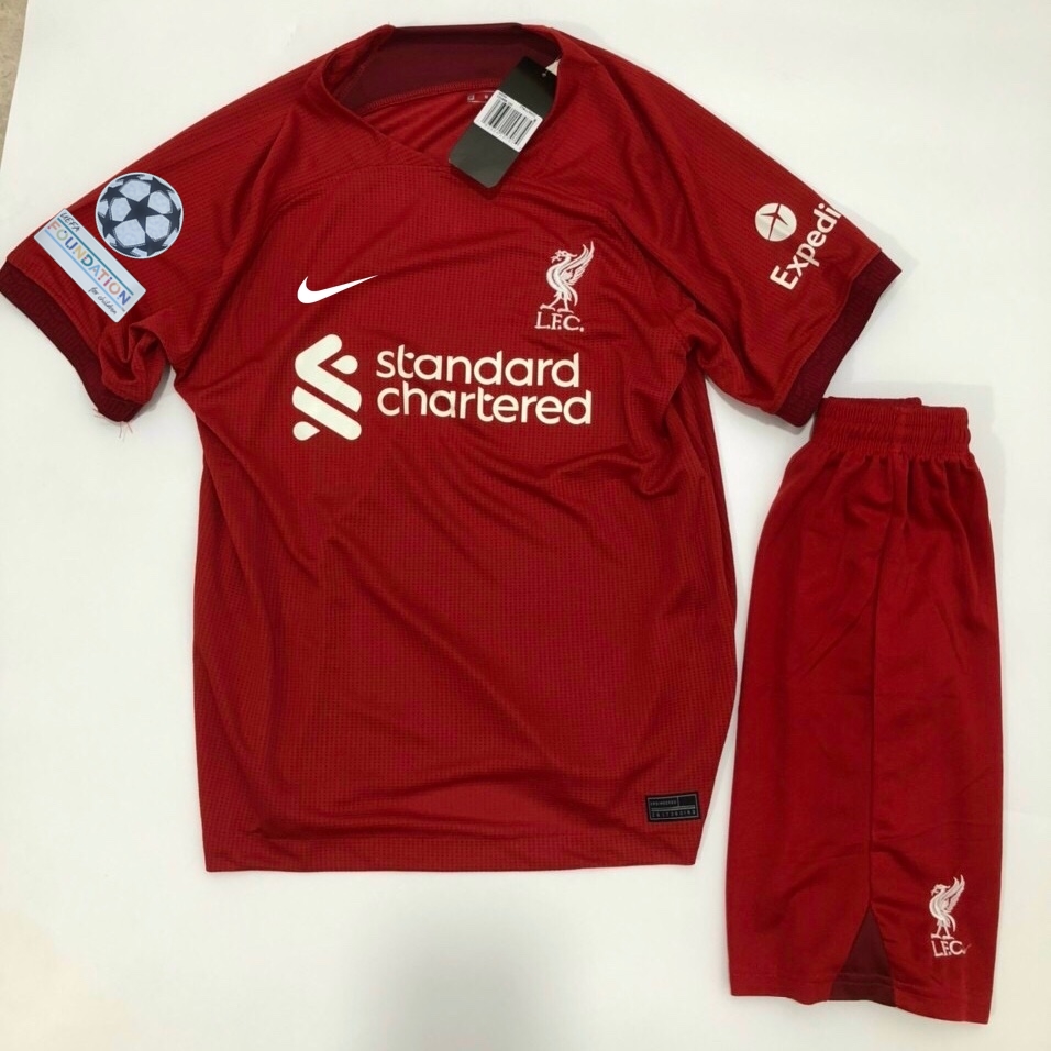 Áo Bóng Đá CLB Liverpool - 2022 Mới- Chất Polyeste Thái Cao Cấp - Co Giãn 4 Chiều