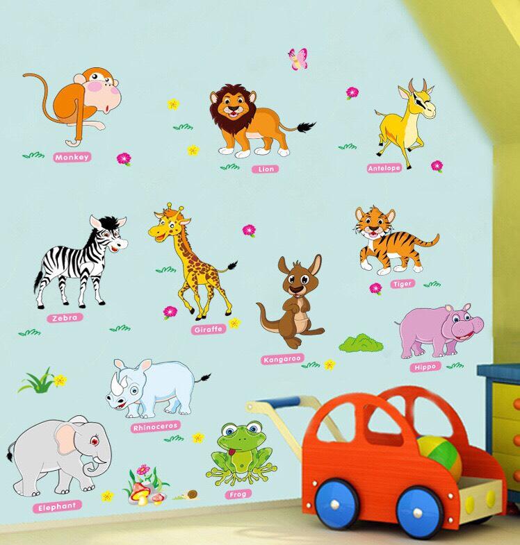 [HCM]Decal dán tường hình thú
