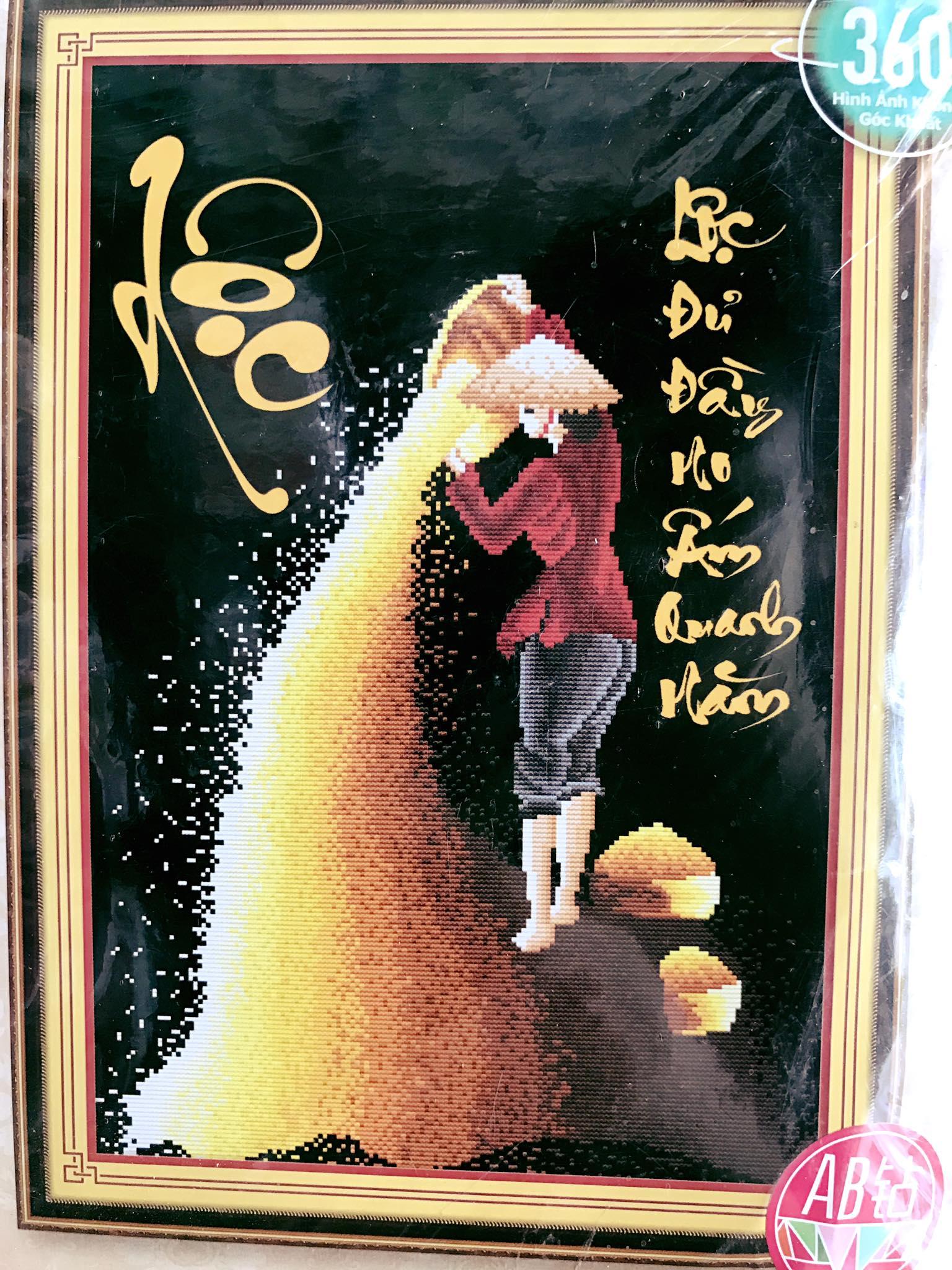 Tranh đính đá lộc lúa 77323