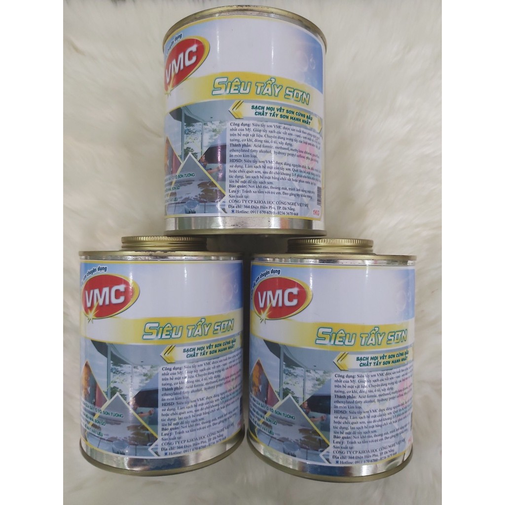 1KG SIÊU TẨY SƠN VMC LÀM SẠCH SƠN MỌI BỀ MẶT