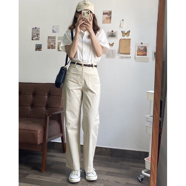 quần kaki Boo-pants ( chất mỏng - co giãn)