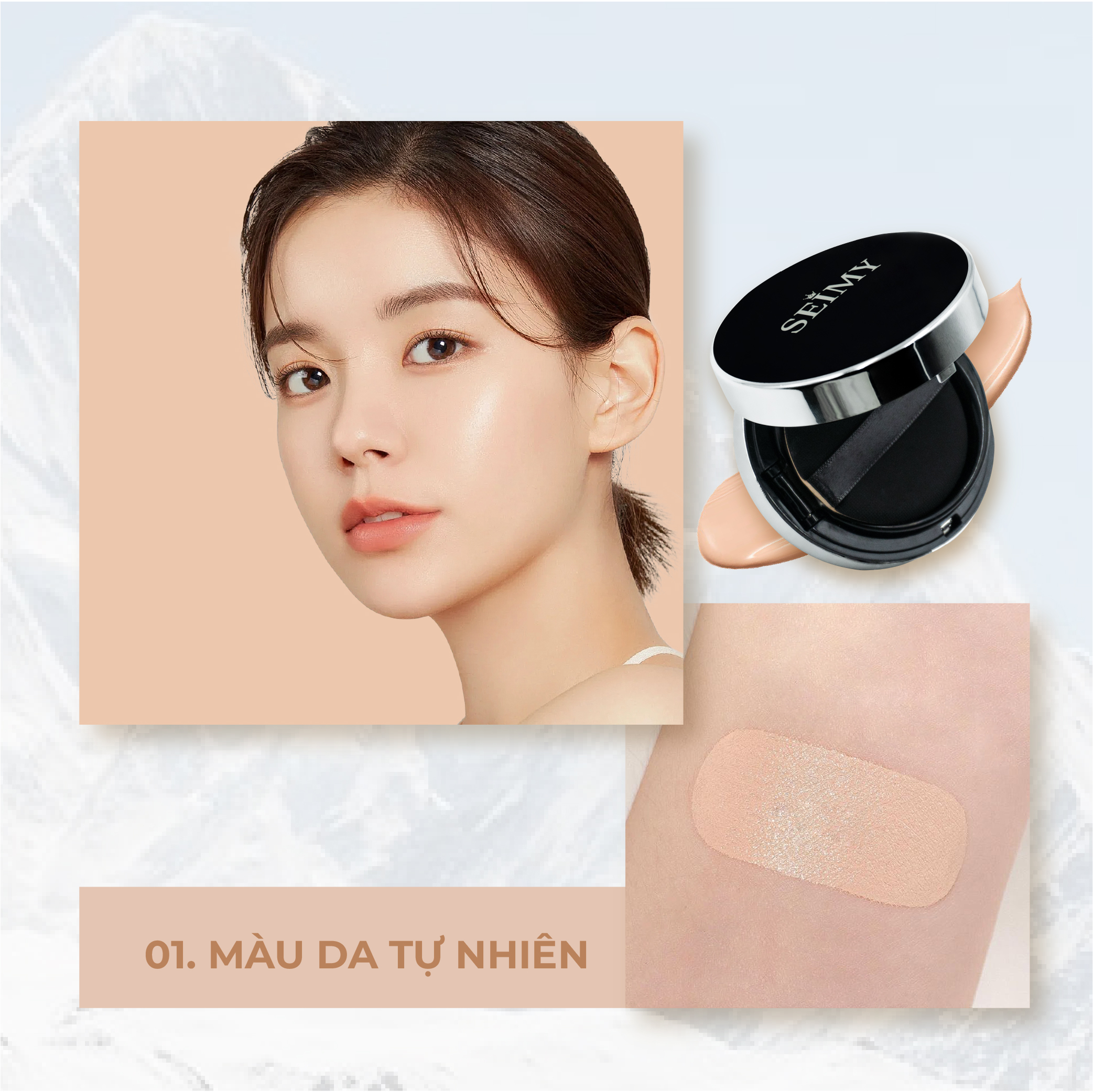 Phấn nước SEIMY - Top Skin Perfect Cushion 15g