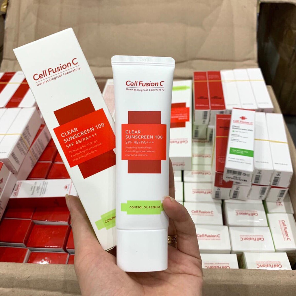 Kem chống nắng Cell fushion C nâng tông, đa dạng mẫu mã, cam kết hàng đúng mô tả, chất lượng đảm bảo