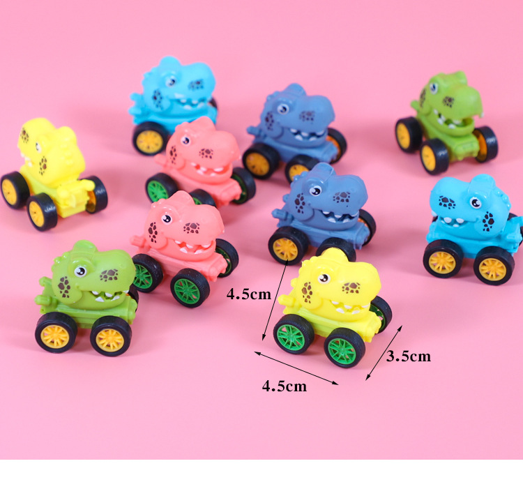 Xe Đồ Chơi Đầu Khủng Long Mini Động Cơ Dây Cót (Giao 1 xe ngẫu nhiên màu)