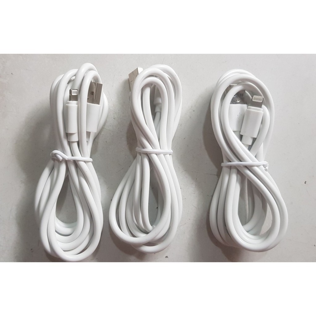[HCM]CÁP SẠC LIGHTNING DÀI 1M CHO IPHONE IPAD TRẮNG
