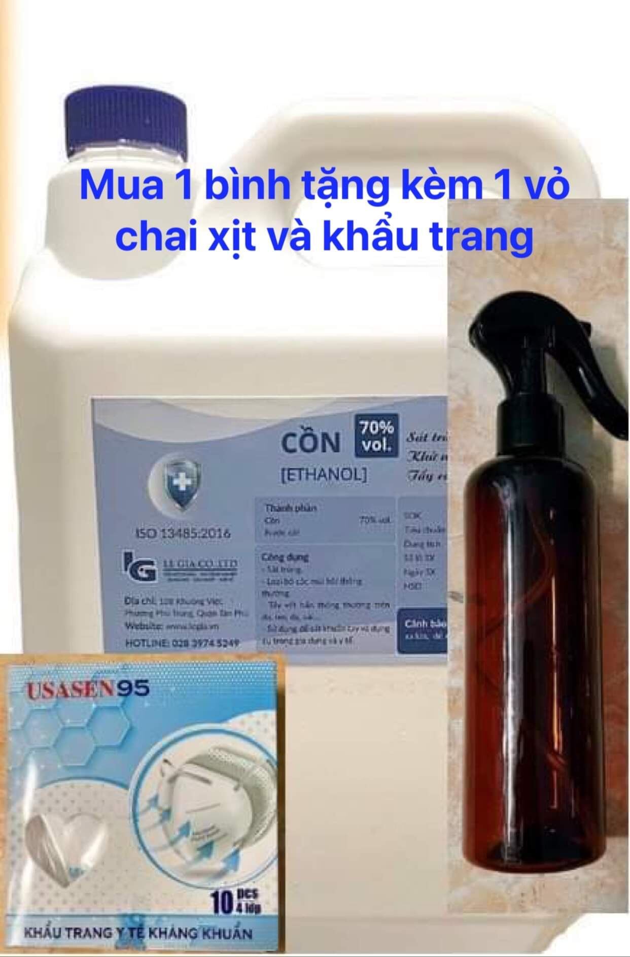 [Hoàn Tiền 10%] 2 lit nước rửa tay diệt khuẩn, dung dịch sát khuẩn tinh khiết 70 độ | Ethanol tinh khiết pure 70độ