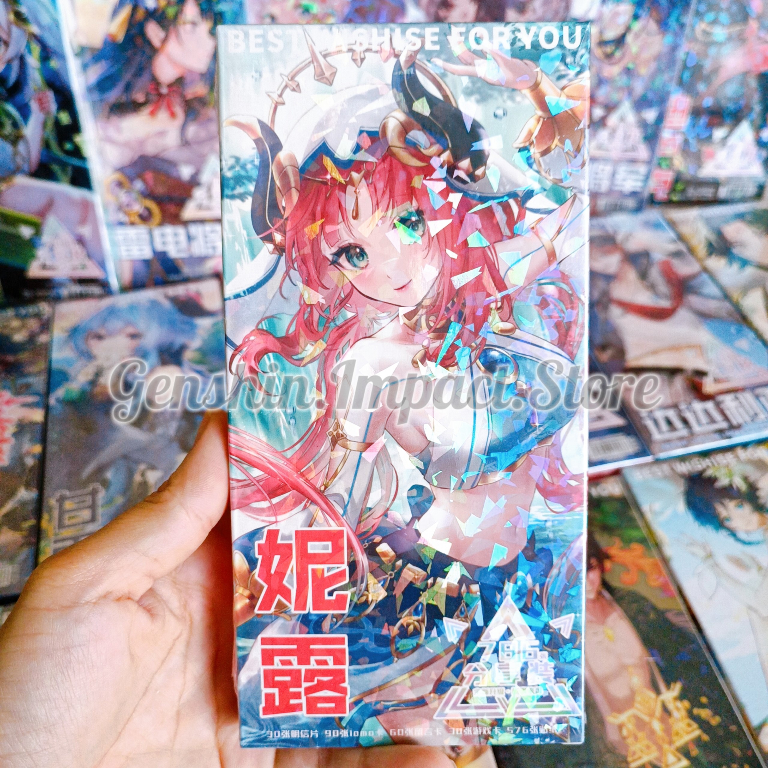 Hộp Postcard Genshin Impact (Mẫu 1)