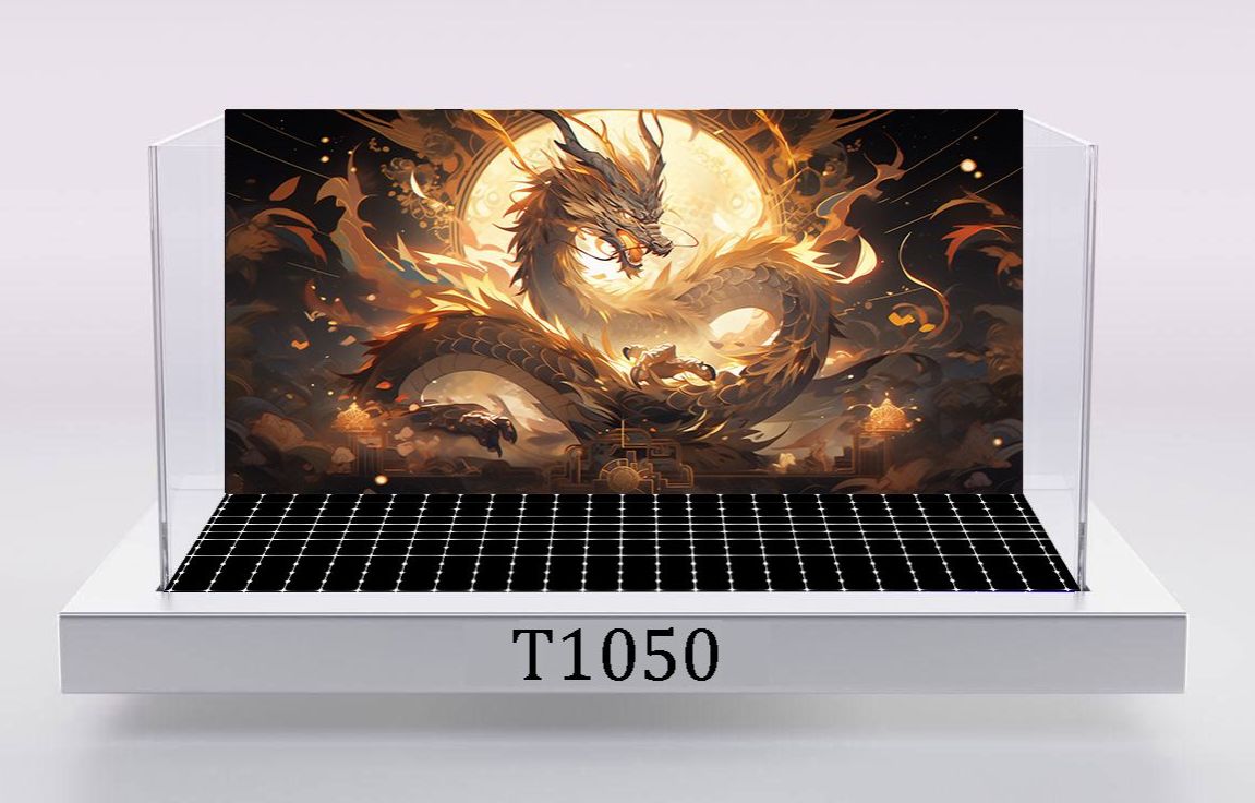 Tranh 3d bể cá cảnh mẫu - tranh bể cá sẵn keo dán - tặng kèm bộ dụng cụ