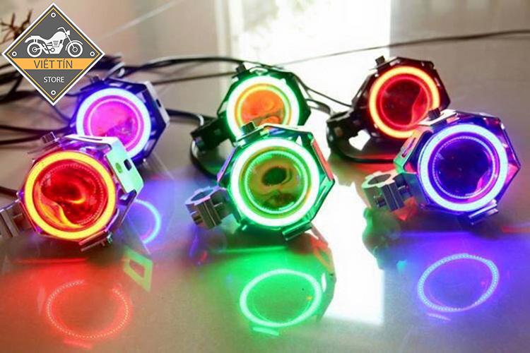 Đèn led trợ sáng xe máy u7 ( Vòng Đỏ ) A3 - Kmart