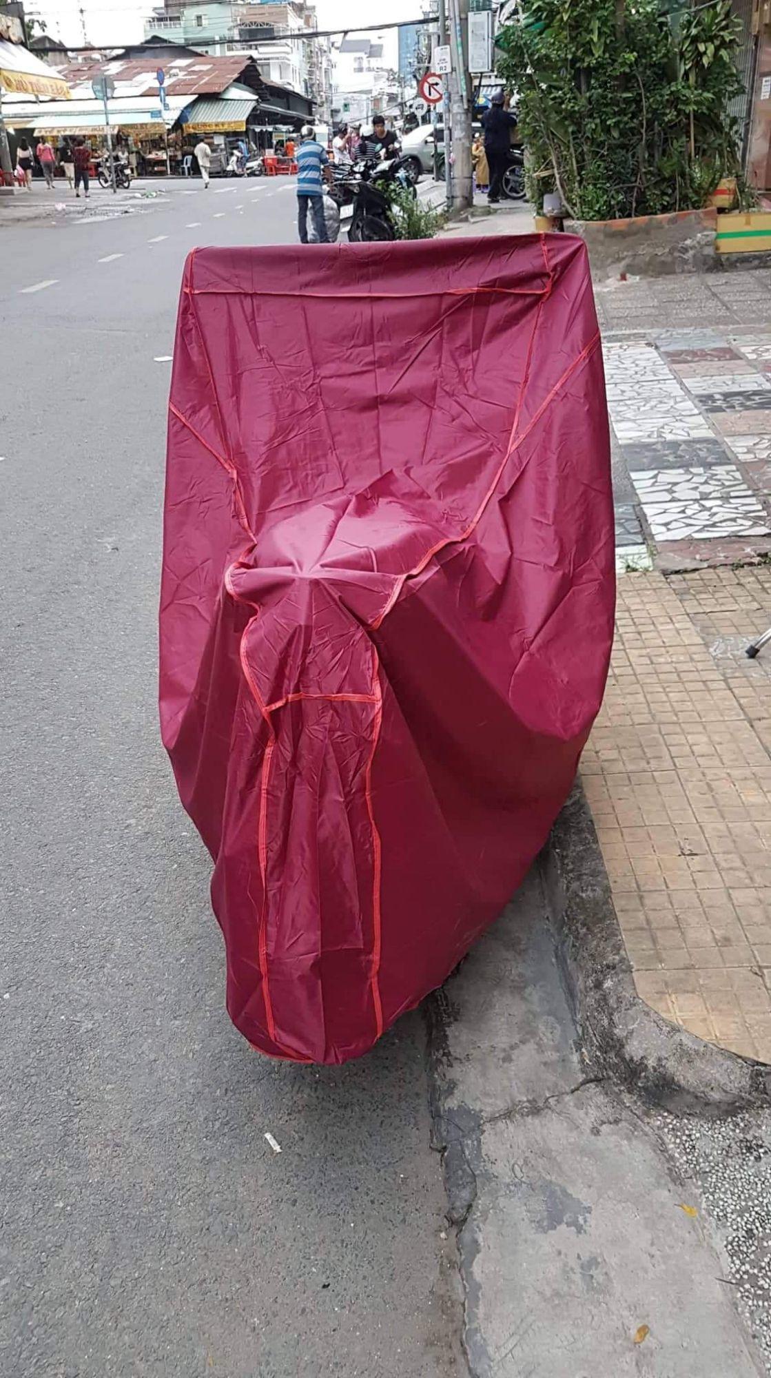 [HCM]Bạt phủ xe máy vải dù dày cao cấp