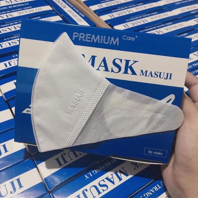 [ Hộp 50c ] Khẩu Trang 3D Mask Masuji Chính Hãng