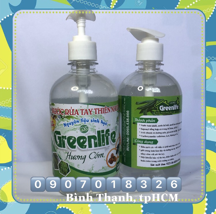 Nước rửa tay sinh học Greenlife 500ml