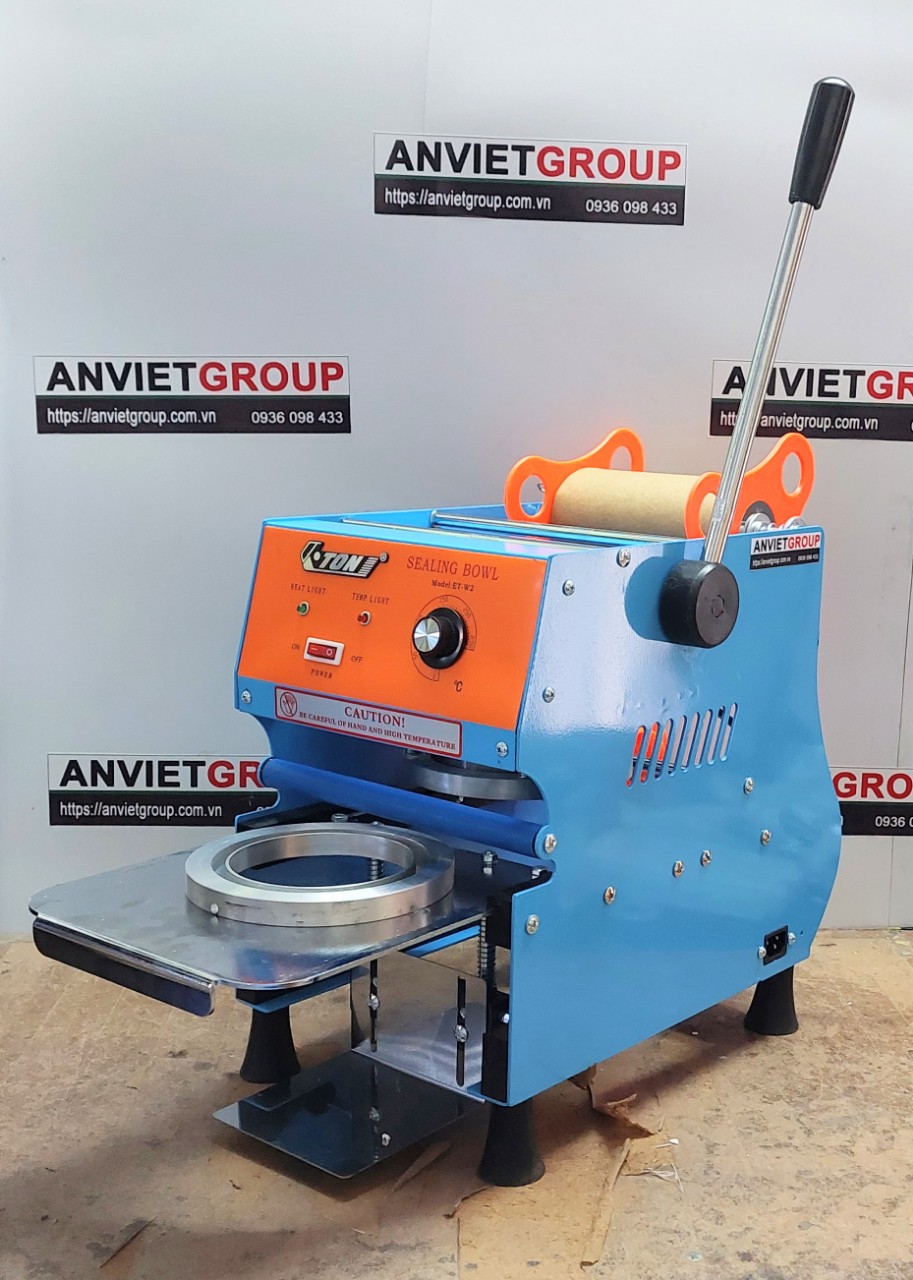 Sealer bolw Machine gluing laminating, embossing cover mouth cup giant 1000ml Eton W2B An Viet