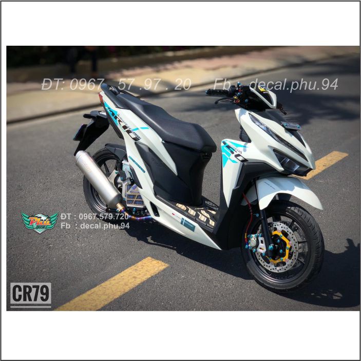 Tem rời Vario xanh ngọc trắng (H)|mẫu mã đa dạng|chi tiết sắc nét|nhận làm Tem rời theo yêu cầu, chất lượng đảm bảo an toàn đến sức khỏe người sử dụng, cam kết hàng đúng mô tả