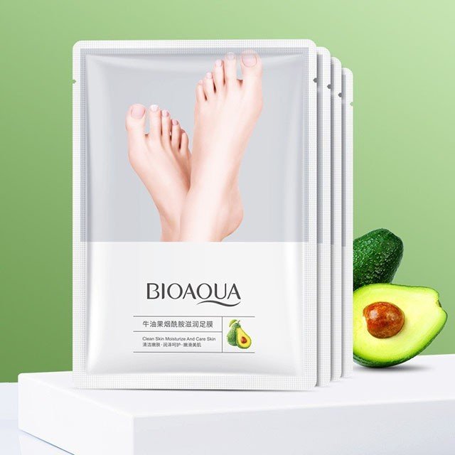 Mặt nạ ủ dưỡng da chân bioaqua chiết xuất bơ 35g