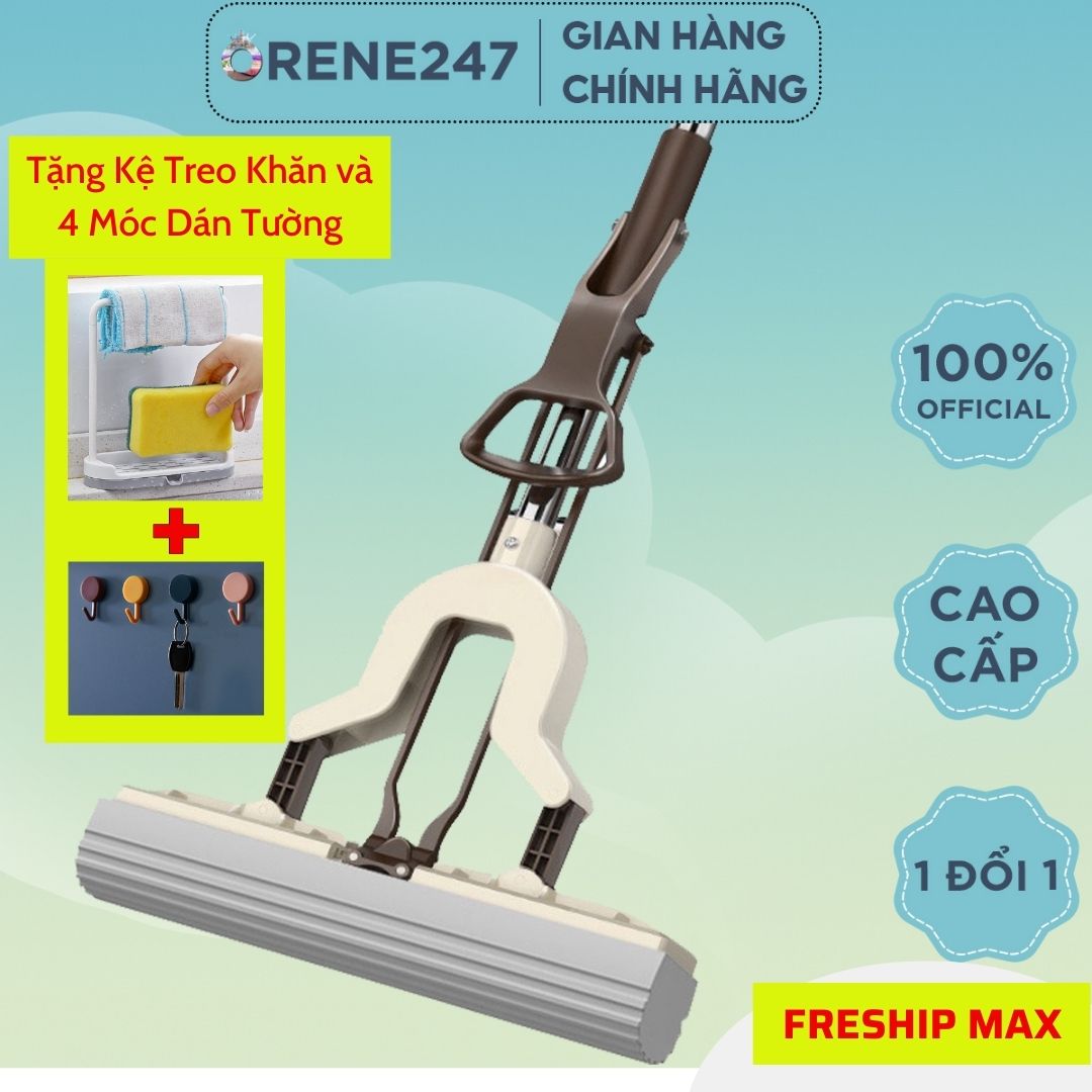 Cây Lau Nhà Thiết Kế Thông Minh, 2 Đầu Bọt Biển - Orene247