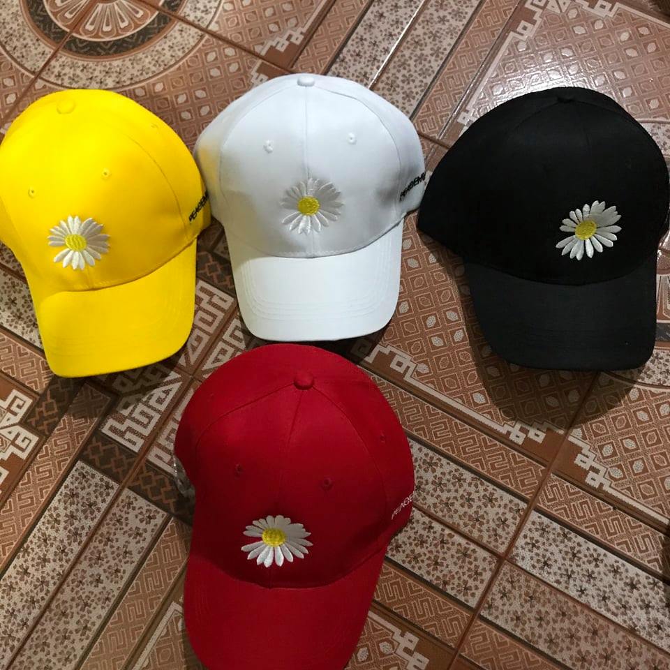 [HCM]( Hình Thật)Nón Kết Nón Lưỡi Trai Thời Trang Thêu Hoa