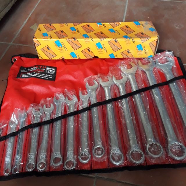 Bộ cờ lê Yeti 8-32 chính hãng - bộ khóa vòng miệng sửa xe chuyên nghiệp | Thế Giới Thợ Xe