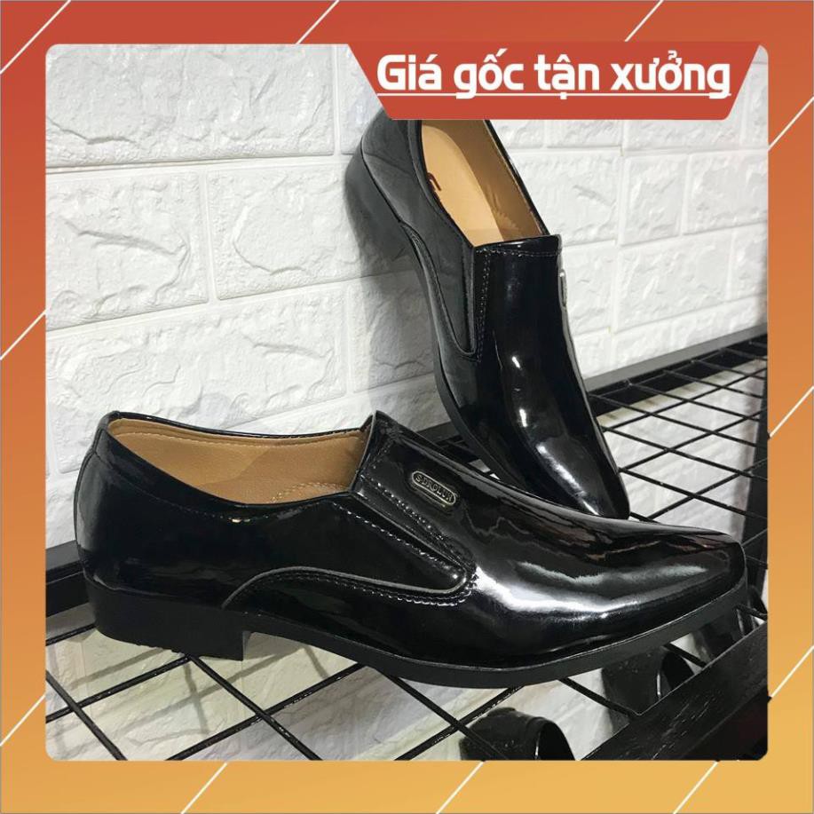 Giày Tây Nam Da Bóng Công Sở Lịch Lãm