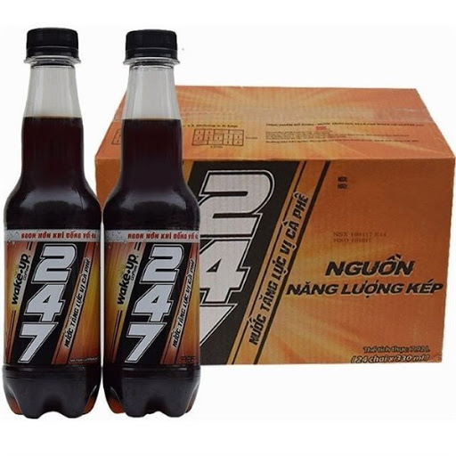 THÙNG 24 CHAI 330ML NƯỚC TĂNG LỰC CÀ PHÊ 247
