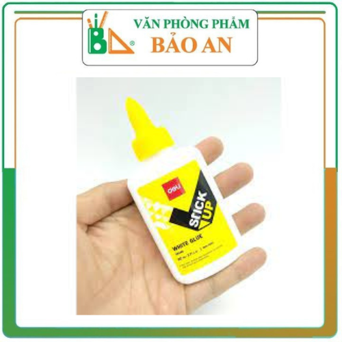 Keo sữa Deli 40ml E39445 . Keo dán giấy dạng keo lỏng, lọ nhỏ tiện dụng